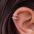 thumbnail image 4 of Manchons d'Oreille Décoratifs Boucles d'Oreilles en Alliage pour Cartilage Boucles d'Oreilles Non Percées pour Femmes, 4 of 10