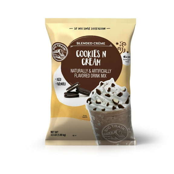 Big Train Cookies N Cream Blended Crème Beverage Mix, 3.5 lb