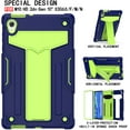 thumbnail image 2 of Epicgadget Case for Lenovo Tab M10 HD (2nd Gen)/Smart Tab M10 HD (2nd Gen) TB-X306F/TB-X306X - Hybrid Case Cover with Kickstand for Lenovo Tab M10 HD 10.1 Inch Tablet 2020 Released (Navy Blue/Green), 2 of 5
