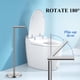 thumbnail image 5 of PHANCIR Soporte Independiente para Papel Higiénico con Estante de Almacenamiento Superior, Moderno Soporte para Rollos de Papel Higiénico para Baño, Plateado, 5 of 8