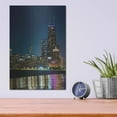 thumbnail image 4 of Luxe Metal Art 'Iconic Chicago Night' by Luxe Portfolio, Metal Wall Art, 12"x16", 4 of 9