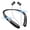 Black, variant on Bluetooth Headphones Neckband, Vibration Alert for Incoming Calls, CVC 8.0 Noise Canceling Mic, Bluetooth 5.3 Dual Device Connection, 18H Playtime Retractable Earbuds, for Workout Travel Office