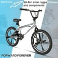 thumbnail image 3 of Hiland Professional Functionality Adults 20'' BMX Bikes, 3 of 6