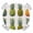 Multicolor, variant on Gradient Pineapple Round Tablecloth for 36-44 Inch Tables, Fitted Table Cover with Elastic Edge, Watercolor Modern Fruit Waterproof Outdoor Table Cloth Protector for Patio Garden Dinner Picnic