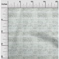 thumbnail image 1 of oneOone Viscose Jersey Dusty Green Fabric Text & Stripe Sewing Material Print Fabric By The Yard 60 Inch Wide, 1 of 5