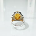 thumbnail image 7 of Baltic Amber Mans Ring, Natural Baltic Amber ring, Silver Jewelry, 925 Silver Ring, Birthday Gift, Heavy Mens Ring, Arabic Design, Ottoman Style Ring, Christmas, Turkey Mens Signet Ring, 7 of 7
