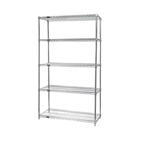 

Quantum Storage WR54-1842C-5 Wire 5 Shelf Starter Kit Chrome - 54 in.
