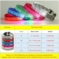 thumbnail image 3 of Spencer LED Light Up Dog Collar for Night Safety, USB Rechargeable Glowing Pet Dog Collar for Small Medium Large Dogs "XL,Red", 3 of 10