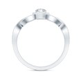 thumbnail image 3 of Rosec Jewels Lab Created Diamond Heart Engagement Ring with Halo, EF-VS Grade - Ready to Gift, 14K White Gold, US 9.50, 3 of 9