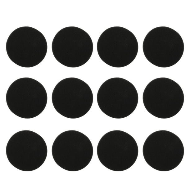 12pcs Kit de almohadillas de esponja para pulir y pulir para automóviles Pulidora de esponja (negro)