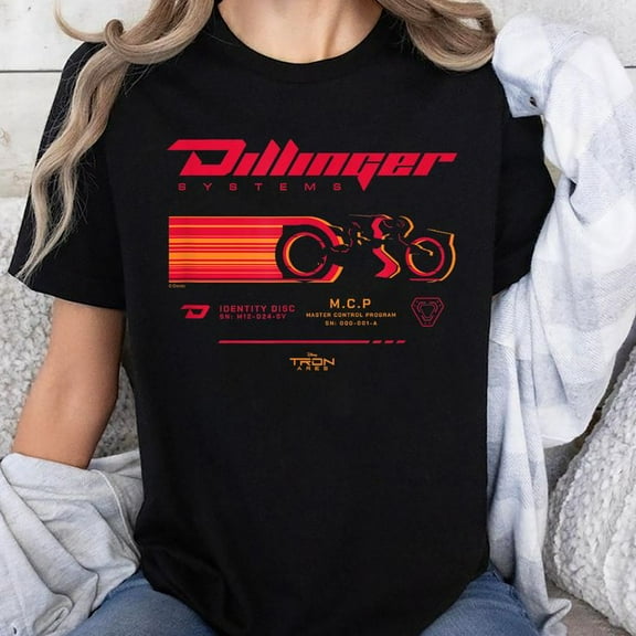 TRON Ares Dillinger Systems Lightcycle Design T-Shirt Unisex, Sizes S-5XL, Gategoo