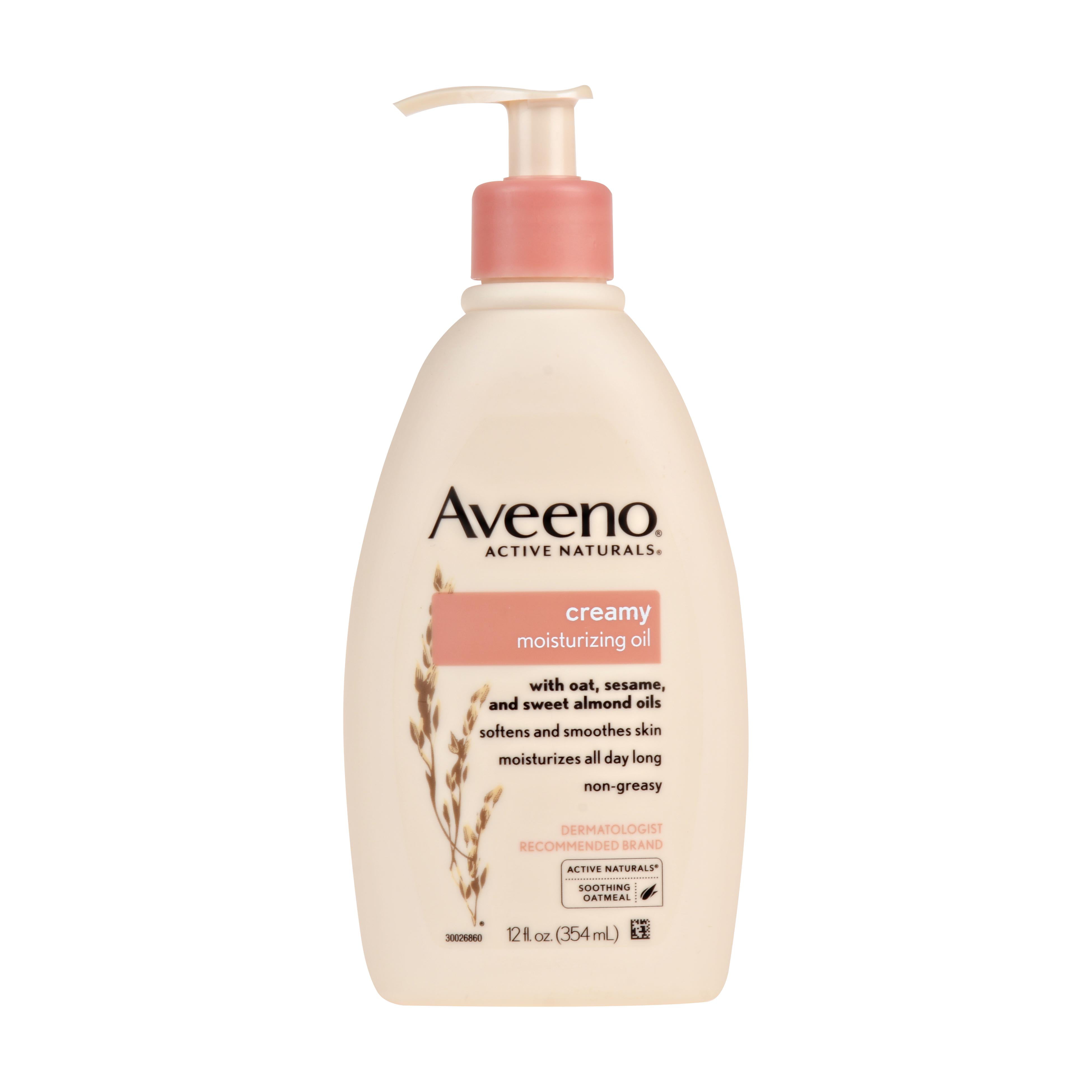 Aveeno Non Greasy Creamy Moisturizing Body Oil For Dry Skin 12 Fl Oz