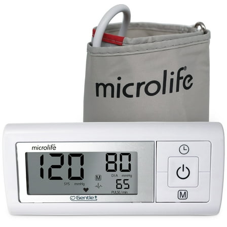Microlife Series 200 Digital Blood Pressure Monitor, Wide-Range Upper Arm Cuff, Stores 30 Readings