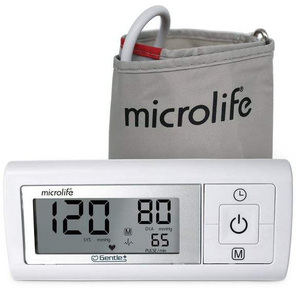 Microlife Series 200 Digital Blood Pressure Monitor, Wide-Range Upper Arm Cuff, Stores 30 Readings