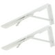 thumbnail image 1 of Juego de 2 soportes triangulares plegables para estantes de mesa. 16 pulgadas, 1 of 9