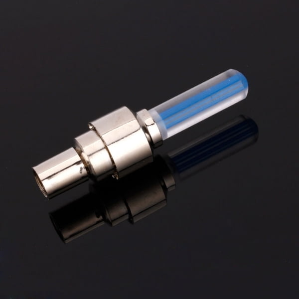 4x Vehicle NonFlashing Tire Valve Stem Caps LED Lights 4Piece Kit