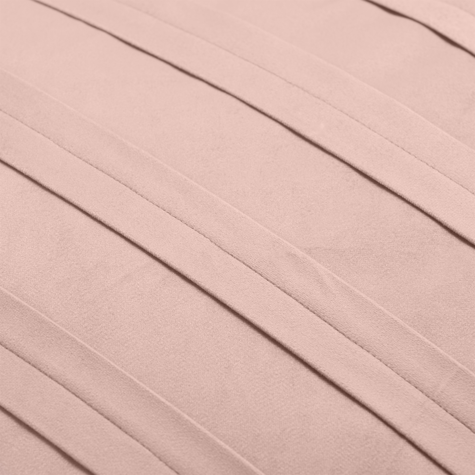 MoDRN Glam Blush Pleated Velvet Decorative Throw Pillow, 20" x 20" - image 3 of 4