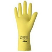 Ansell Unsupported Latex Gloves - Yellow Size 8
