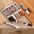 thumbnail image 3 of Uxcell Furniture Repair Wood Markers, 12 Pack Walnut Touch Up Filler Sticks, Oil Based Paint Markers for Scratches, Wood Floors, 3 of 7