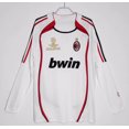 thumbnail image 1 of Retro Long-Sleeved Jersey White Ac Milan Football Uniform, 1 of 2