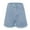 Light Blue, variant on Conairie Black Jean Shorts Women Baggy Frayed Raw Hem Stretchy High Waisted Denim Shorts Casual Summer Distressed Trousers with Pockets L
