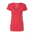 thumbnail image 2 of Next Level Apparel Women's CVC Deep V-Neck T-Shirt, 2 of 3