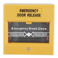 thumbnail image 1 of Botea de Aarma de Ruptura, Botón de Alarma de Seguridad, un Prueba de FUEGO Amarillo para la Puerta de Salida del Centro Comercial de Compras en El Hogar. Use La Herramienta de, 1 of 7