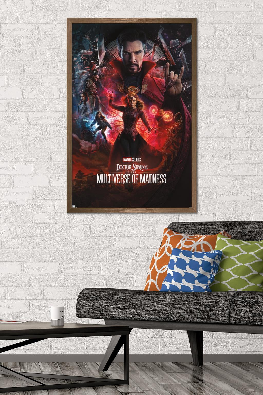 Marvel Doctor Strange in the Multiverse of Madness - One Sheet Variant Wall Poster, 22.375" x 34" Framed