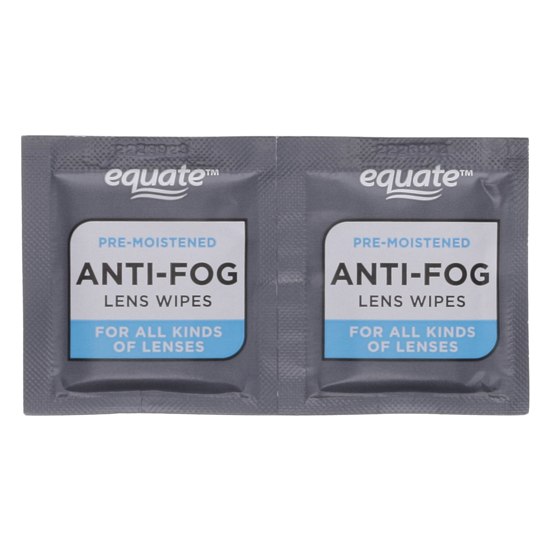 Equate Anti-Fog Pre-Moistened Lens Cleaning Wipes, 30 Count