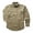 Khaki Large L US Men cotton, variant on FR Twill Long Sleeve Shirt Men
