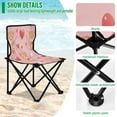 thumbnail image 4 of BZSMCE Camping Chairs Modern Cupid's Bears Pattern Folding chair, 4 of 8