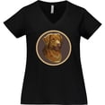 thumbnail image 3 of Inktastic Nova Scotia Duck Tolling Retriever Dog Women's Plus Size V-Neck T-Shirt, 3 of 5