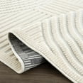 thumbnail image 6 of BoutiqueRugs Deron High Low Washable Area Rug - Machine Washable - White, Off White - 3'3" x 5', 6 of 13