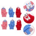 thumbnail image 3 of 3Pairs Writing Half Finger Cover Gloves Kids Non-skid Gloves Random Color, 3 of 7