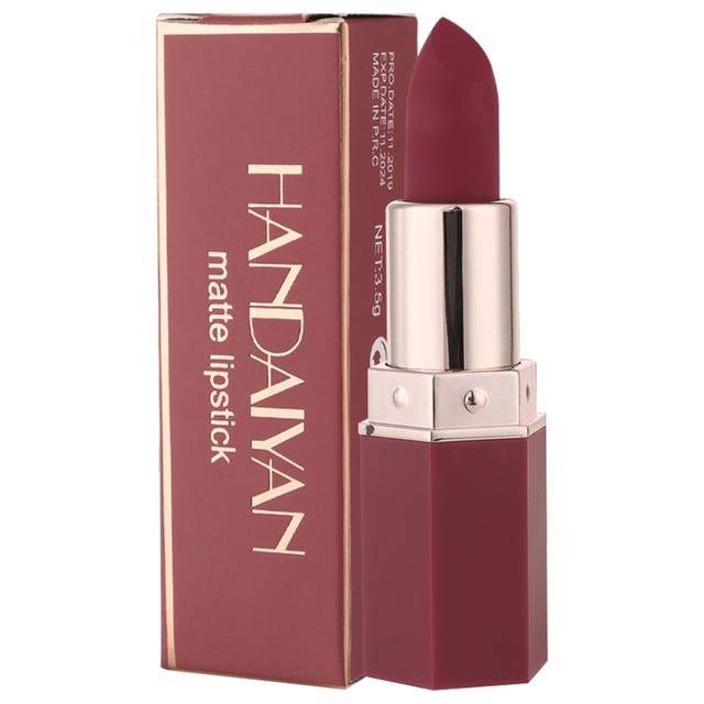 Lápiz Labial Suave Delineador Labios Terciopelo Sedoso Mate Larga Duración 6 Colores
