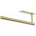 thumbnail image 7 of Paper Towel Holder Under Cabinet, Self-Adhesive,No Drilling, Stainless Steel, Wall-Mounted for Kitchen and Bathroom, Easy Install, Durable, Space-Saving, Ideal for Home, RV (Gold, 1 Pack), 7 of 7