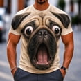 thumbnail image 2 of bravefron Men's 3D Animal Graphic T-Shirt Short Sleeve Casual TeeShort Sleeve Tshirts Novelty Streetwear Tops Trendy Summer Shirt for Men, 2 of 4