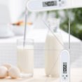 thumbnail image 3 of Jiaeri Instant Read Digital Meat Thermometer with Foldable Probe, Fast 3-Second Reading, Waterproof, Kitchen Cooking Food Thermometer for Grilling, BBQ, Oil, Candy, Milk, -50°C to 300°C, 3 of 5