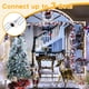 thumbnail image 4 of Cadena de luces Ollny, 200 LED, 18 m, color blanco frío, resistente al agua, 120 V, 4 of 7