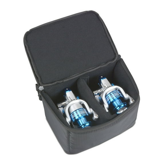 lixuesong Fishing Reel Bag Splashproof Reel Case Fishing Tackle Organizers Shockproof Protective Case Portable