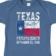 thumbnail image 4 of Inktastic Established December 29, 1845 Texas Flag Boys or Girls Baby Bodysuit, 4 of 5