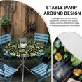thumbnail image 5 of St. Patrick's Day Fitted Tablecloth with Elastic Edged, Round Table Cloth for Dining Table, Luck Shamrocks Beer Harp Horseshoes Envelope Waterproof Oil Proof Table Cover for Indoor Outdoor 45"-54", 5 of 8