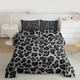 thumbnail image 2 of Homewish Leopard Cheetah Print Bedding Comforter Set 2pcs for Kids Children Teens,Abstract Geometric Twin Comforter Sets Microfiber,Jungle Animal Print Breathable Bedding Set,Super Cozy Room Decor, 2 of 8