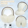 thumbnail image 5 of KOITHOT 2 Pcs Ear Muffs for Women, Foldable Fluffy Earmuffs with Headband, Multicolor Winter Outdoor Earmuffs, 5 of 6