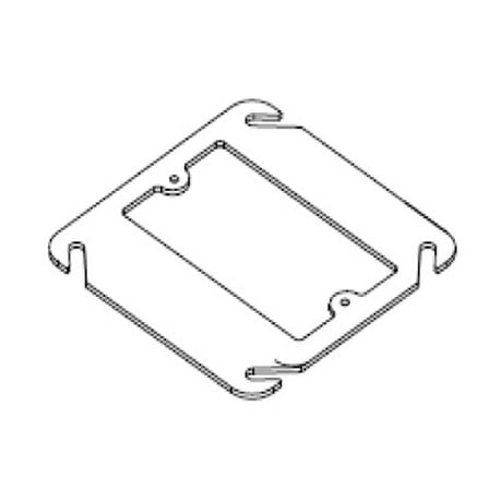 Topaz C4450 Device Ring 4 Galvanized Steel 4"