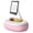 Pink, variant on Beanbag Tablet Stand Raises Screen Height, Hands Free Reading Holder, Featuring Snack Bowl and Detachable Base for Cozy Reading in Bed or Couch, Compatible for Kindle, iPad, eBook,Pink