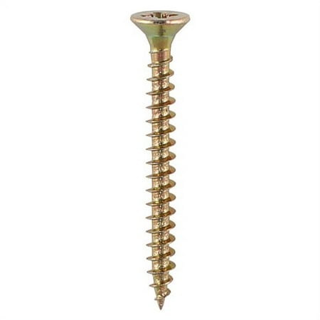 

Timco - Solo Woodscrews - PZ - Double Countersunk - Yellow (Size 4.0 x 35 - 22 Pieces)