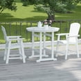 thumbnail image 2 of Trilenars Tall Adirondack Chairs Set Of 2, All-weather HDPE Adirondack Bar Stools With Armrest, Patio Bar Chair For Outdoor Garden Backyard Lawn Balcony Deck, 2 of 8