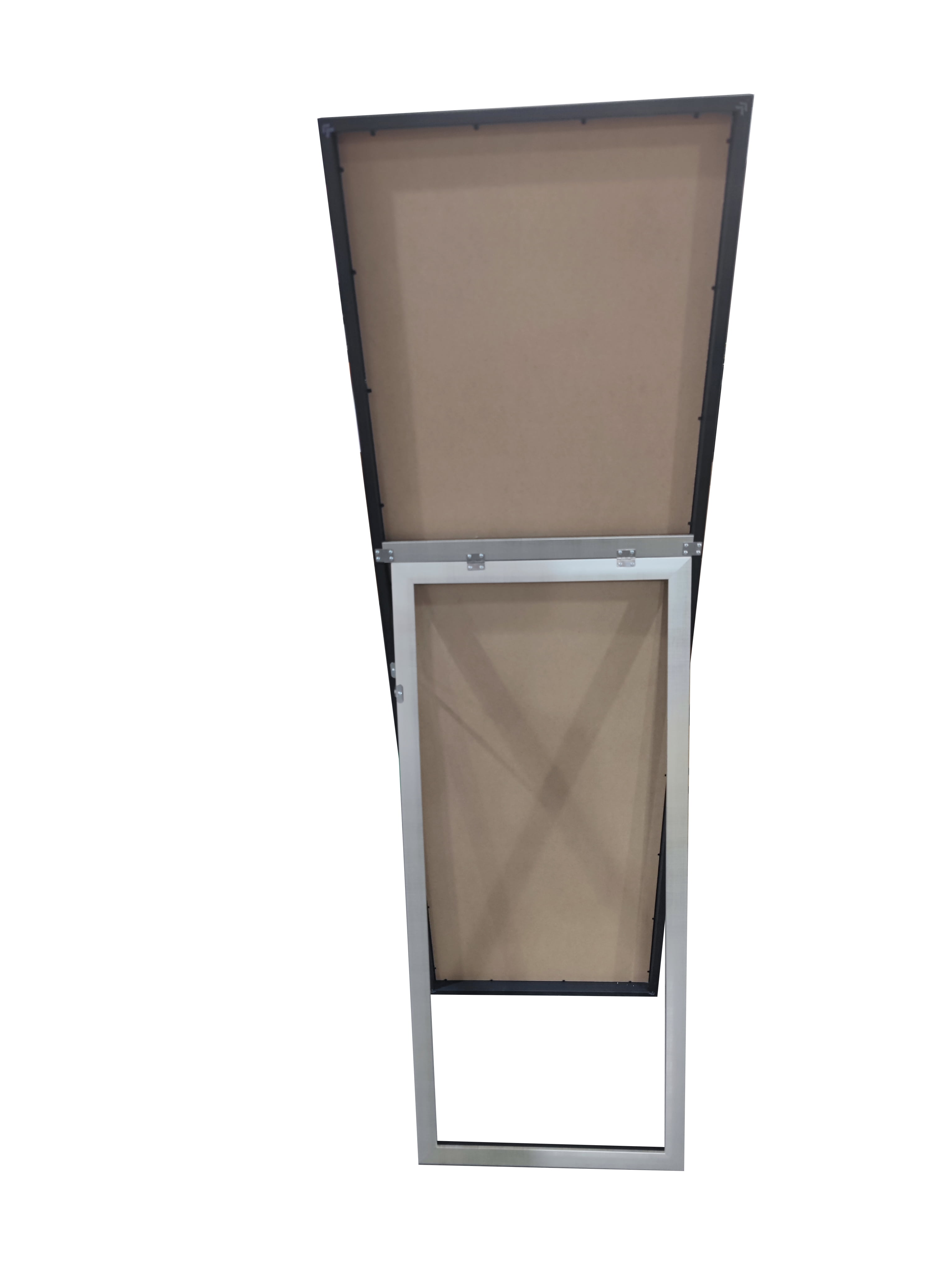 Mainstays 17.6x58.2 Gold Framed Floor Mirror for Bedroom or Living Room