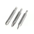 thumbnail image 4 of Hyper Tough 3-Pack 2 inch Double End Phillips Screwdriver Bits Set, Steel Material, AU85042K, 4 of 7